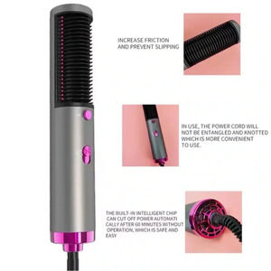 2 in 1 Multifunction Hot Air Brush Dryer and Straightener brand new